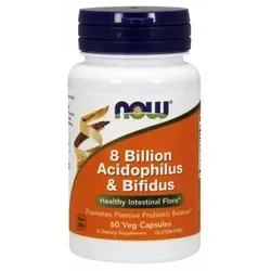 Now Foods 8 Billion Acidophilus & Bifidus 60 veg. Kapseln
