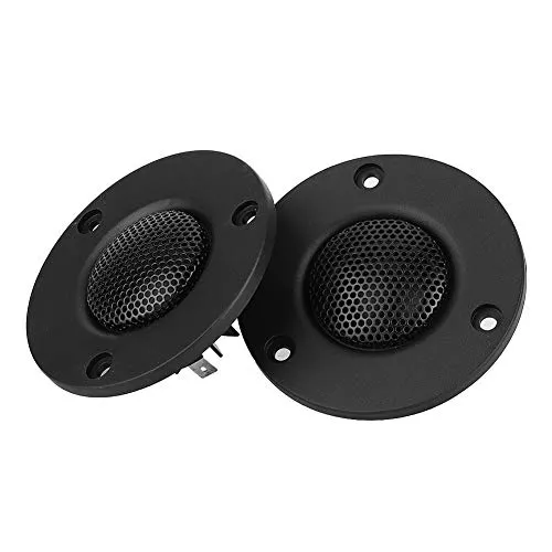 Kuuleyn Breitbandlautsprecher, Hochtöner Lautsprecher, 1 Paar 25-Kern 60W | B7 Pure Super High Fidelity Seidenfilm Magnet Dome Hochtöner Höhen Lautsprecher Lautsprecher Membran