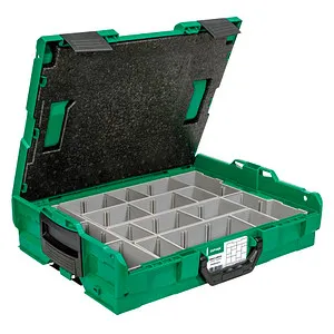 SPAX Sortimentskoffer mit 1 Stück, - Schrauben, Nägel, Dübel – praktischer Sortimentskoffer für eine übersichtliche Aufbewahrung und schnellen Zugriff auf verschiedene Befestigungselemente.