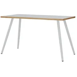 VCM my office Salia Schreibtisch weiß 138x50 cm in rot von VCM