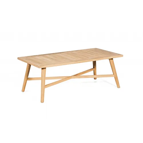 Sonnenpartner Long Beach Loungetisch aus Teakholz 120 x 60 cm – Robuster Gartentisch - Hochwertiger Loungetisch aus wetterbeständigem Teakholz (120 x 60 cm) für stilvolle Momente im Freien. Ideal für Terrasse, Balkon oder Garten.