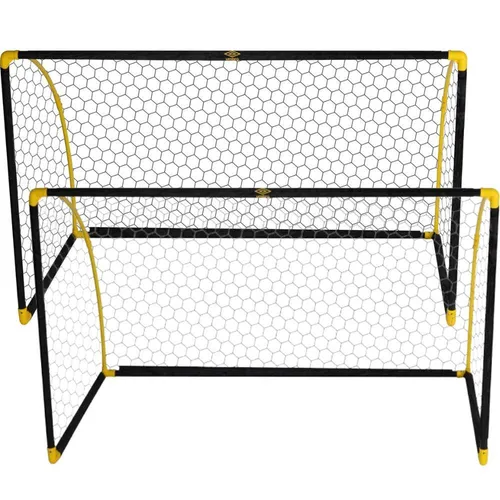 Umbro Fußballtor Set mit 2 Stück – 180 x 91 x 12 cm - Verbessern Sie Ihre Fußballfähigkeiten oder spielen Sie mit Freunden – dieses Set aus 2 klappbaren Toren von Umbro bietet Spaß und Flexibilität für jedes Spiel.