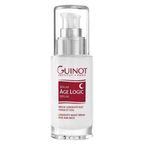 Guinot Time Logic Age Serum 25ml - Gesichtsserum für Damen, das die Zellregeneration stimuliert und die Haut straffer macht. Ideal gegen Müdigkeitserscheinungen, angereichert mit Vitaminen C und E für einen strahlenden Teint.