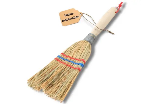 Novatool Kehrgarnitur -, (1-tlg), Reisstrohbesen in braun von Novatool
