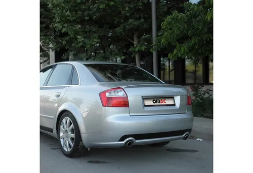 OMAC Heckstoßstange Spoiler Heckflügel Heckspoiler für Audi A4 B7 Limo 2004-2008 Grundiert, 1-St.