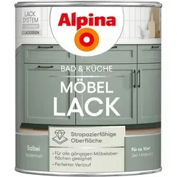 Produktbild Alpina Möbellack für Küche & Badezimmer Salbei 750 ml