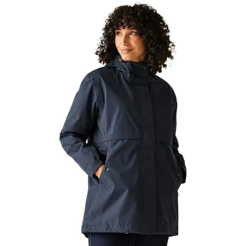 Regatta Damen Brielly Regenjacke, Marina Military, Größe 34 von Regatta