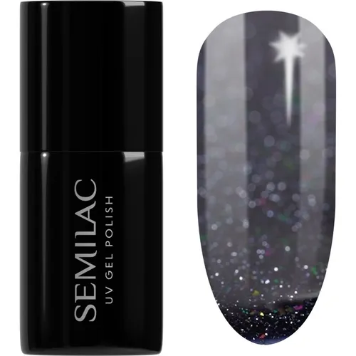 Semilac UV Hybrid Winter Collection Gel Nagellack für UV/LED Lampe Farbton 611 Violet Night 7 ml