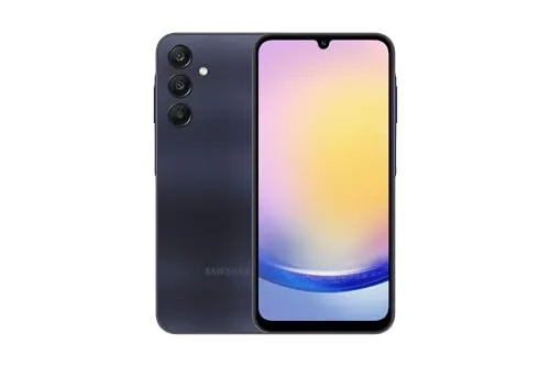 Samsung SM-A256 Galaxy A25 - Dual SIM 5G Smartphone, 6 GB RAM, 128 GB, Blau-Schwarz, ideal für höchste Konnektivität und flexiblen Einsatz