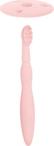 Canpolbabies Canpol Babys Silikon Zahnbürste/Biss mit Etikett Mädchen