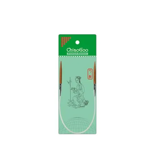 ChiaoGoo Rundstricknadel Bambus 40cm 5,50mm Patina - 1Stk