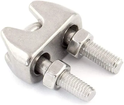 SEILKLEMME BÜGEFORM EDELSTAHL 3mm Drahtseil Klemmen VA Klemme Niro Nirosta V4Aklemme Stahlseil Seil Stahl Drahtseil Klemmen VA Klemme Niro Nirosta V4A 5 x