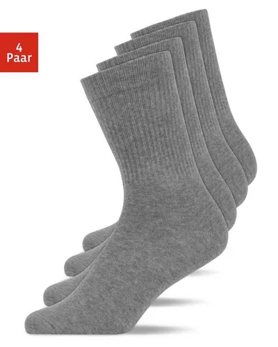 SNOCKS Tennissocken Cleane Sportsocken (4-Paar) aus Bio-Baumwolle, stylish für jedes Outfit
