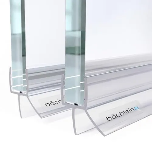 Bächlein PVC 2er Set Duschtürdichtung 2x 100cm für Duschtüren