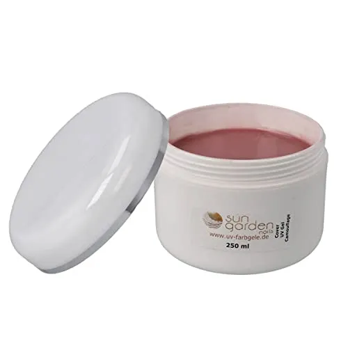 UV Aufbaugel - Camouflage Gel Cover 250ml - Gel-Lacke mit hautfarbenen Pigmenten für einen natürlichen Look, ideal für Baby Boomer und French Nails. Hochwertige Qualität für den professionellen Einsatz im Studio oder privat.