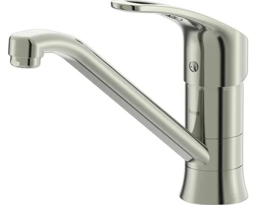 Küchenarmatur Lenz KELA nickel matt 44840322 - Elegante Küchenarmatur in mattem Nickel für modernes Design, mit präziser Steuerung und einfacher Installation.