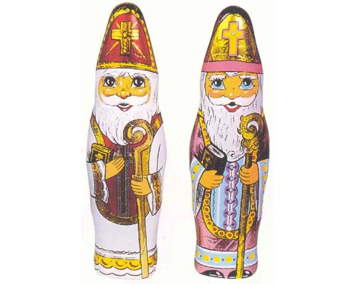 WAWI Schokolade, WAWI Bischof Schokoladenhohlfigur aus Vollmilchschokolade 60g