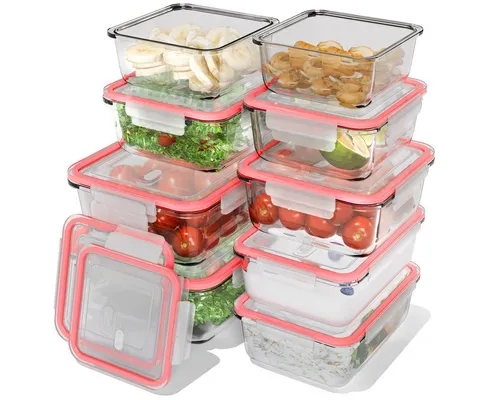 Classbach® Frischhaltedosen Glas mit Deckel | 9er Set von classbach