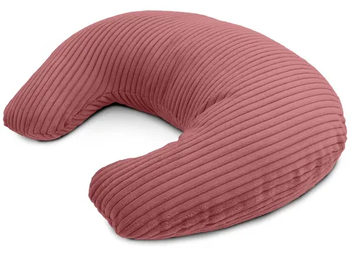 Amilian Stillkissen - Lagerungskissen - Schwangerschaftskissen mit Füllung und Bezug, Stillmond - Stillhörnchen - pregnancy pillow, für Mütter und Babys