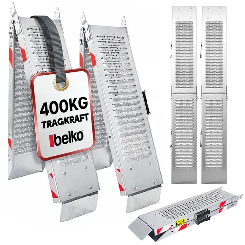 Belko® klappbare Auffahrrampe 2x 400kg von Belko