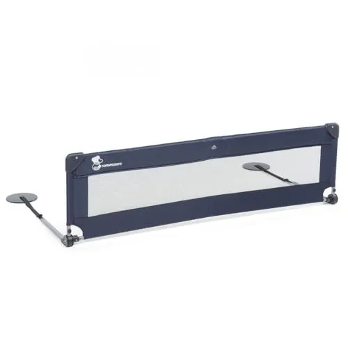 Foppapedretti Hoplà, Bettgitter, zusammenklappbar, für Kinder von 18 Monaten bis zu 5 Jahren, 150 x 43 cm, blau