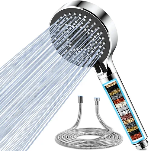 Magichome Duschkopf mit Schlauch,Duschkopf mit Filter mit 20 Lagen Filtration