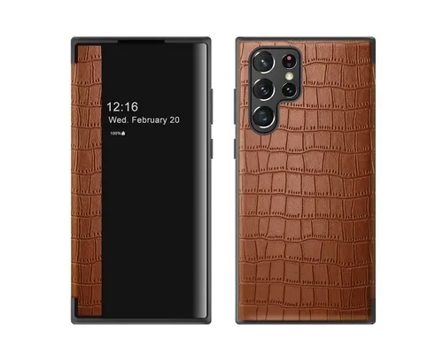 König Design Handyhülle Samsung Galaxy S23 Ultra, Schutzhülle Schutztasche Case Cover Etuis Wallet Klapptasche Bookstyle