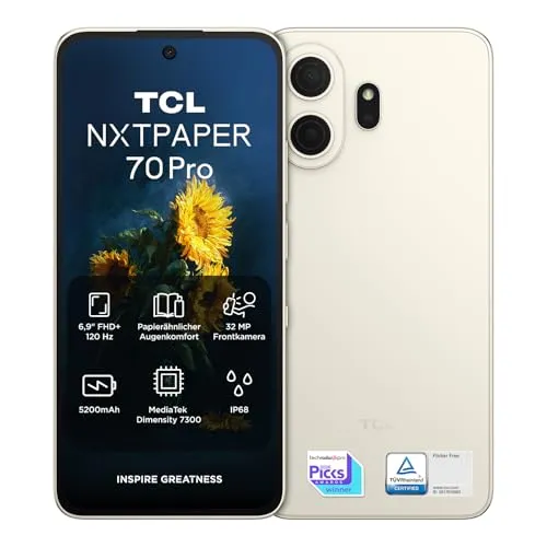 TCL NXTPAPER 70 Pro 5G Smartphone – 6,9 Zoll FHD+ von TCL