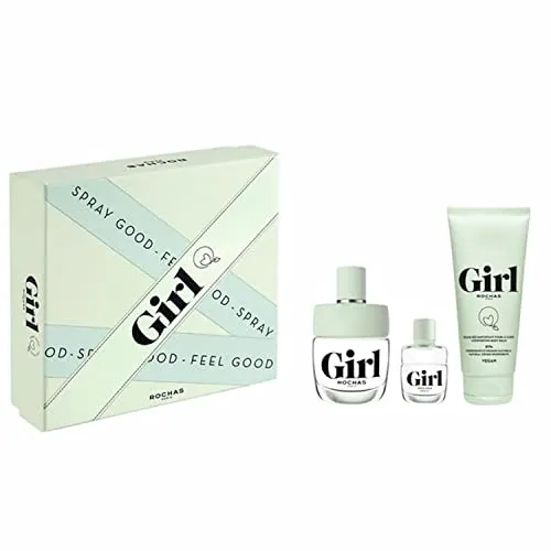 Rochas Girl Parfüm-Set für Damen, 3-teilig - Eau de Toilette für Damen, luxuriöses 3-teiliges Set mit verführerischen Düften, ideal für das perfekte Geschenk oder um Ihren persönlichen Stil zu unterstreichen.