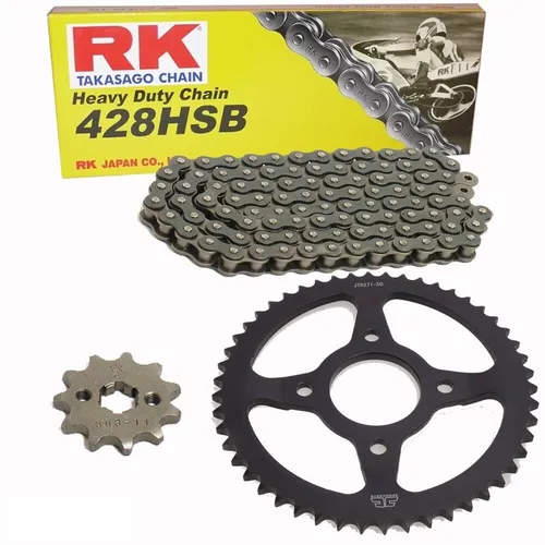 Kettensatz Suzuki RM 85 L Big Wheel 02-15  Kette RK 428 H 122  offen  13/47