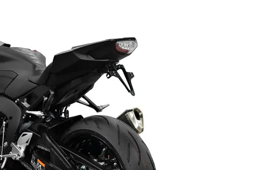 ZIEGER Kennzeichenhalter Basic für Honda CBR 1000 RR Fireblade SP/SP2 - Hochwertiger Kennzeichenhalter für Honda CBR 1000 RR Fireblade SP/SP2, schwarz pulverbeschichtet, witterungsbeständig und mit verstellbarem Neigungswinkel für perfekte Anpassung.