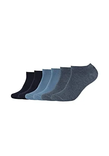 s.Oliver Unisex Sneakersocken 6er Pack 35/38 smoked blue