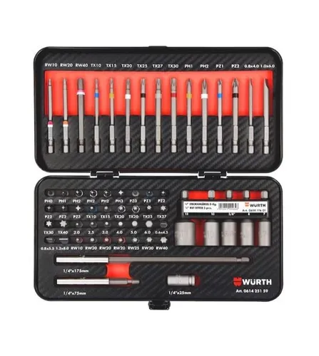 Würth Bit-Sortiment 59 tlg. Blechkasten