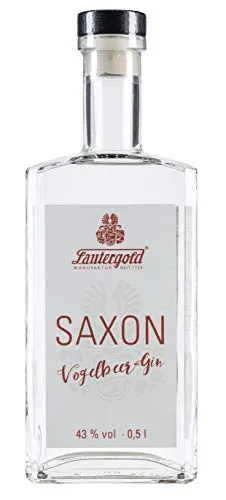 Saxon Vogelbeer Gin 0,5l 43% vol. Lautergold Eberesche
