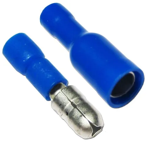 world-trading-net - 10 Paar Rundsteckverbinder blau f Kabel 1,5-2,5mm²