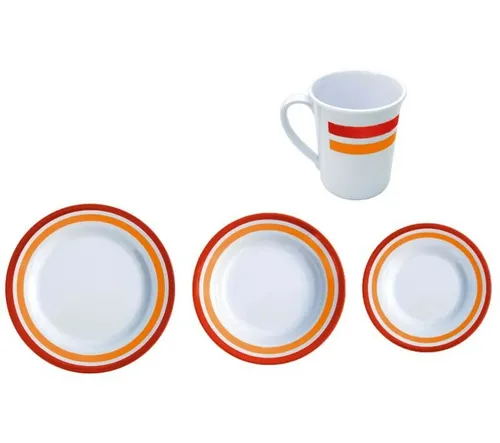 Melamin Campinggeschirr Set 