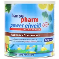 Hansepharm Power Eiweiß plus Schoko Pulv 750 g