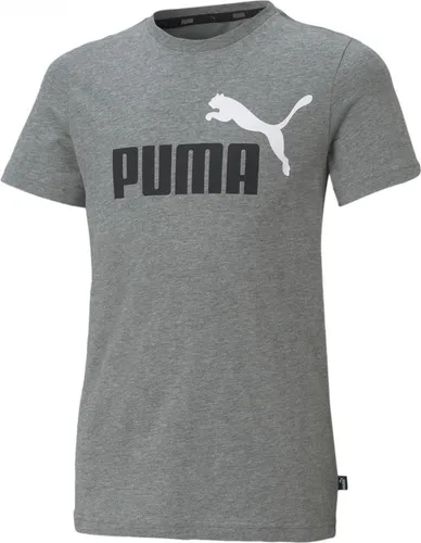 Puma ESS 2 Col Logo Tee B MEDIUM GRAY HEATHER 104