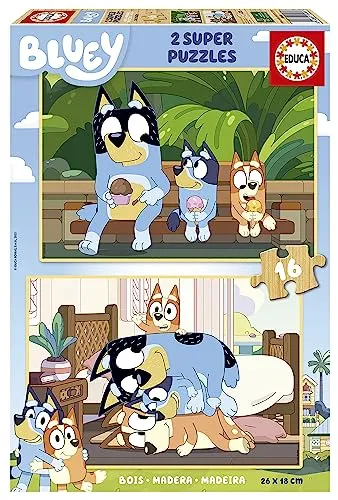 Educa Holzpuzzle Bluey