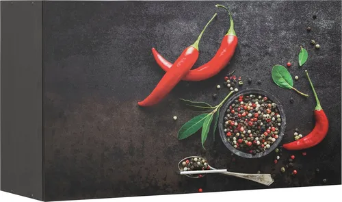 KOCHSTATION Klapphängeschrank KS-Paris Breite 100 cm in rot von Kochstation