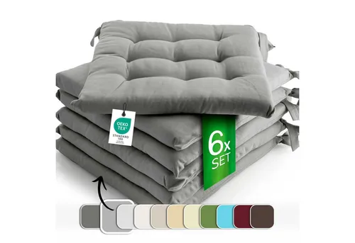 etérea Sitzkissen 40x40 cm in grau von etérea