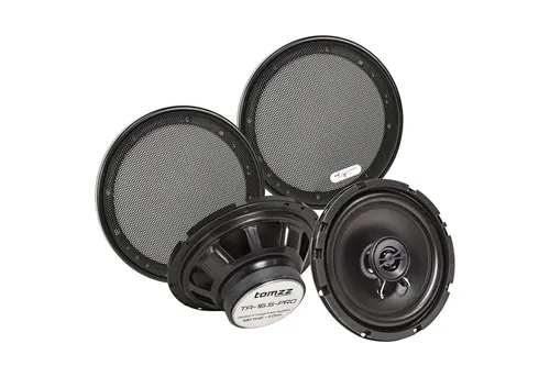 tomzz Audio Koaxial Lautsprecher Set 165mm 100 Watt inkl. Gittersatz TA 16.5-Pro Auto-Lautsprecher