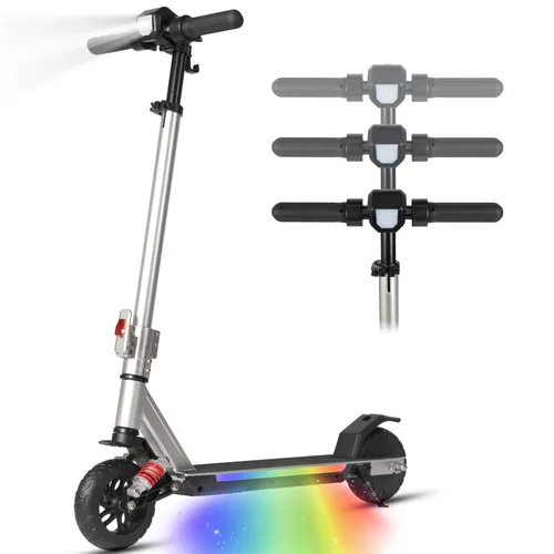 Elektro-Kinderroller E-Scooter für Kinder ab 10 Jahren, klappbar und sicher