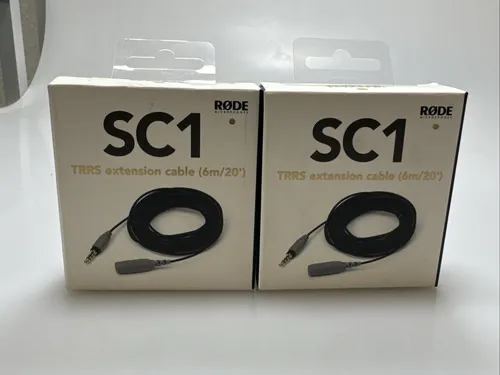 Rode Mikrofonverlängerung SC1 TRRS extension cable (6m/20´) 2 Stück Neu