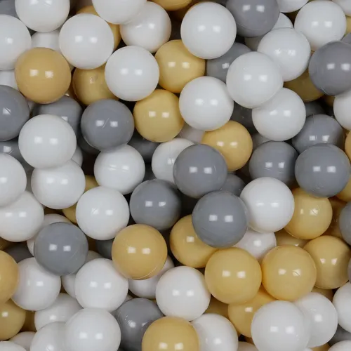 Spielzeugbälle ø7cm 150Stk weiß, grau, beige
