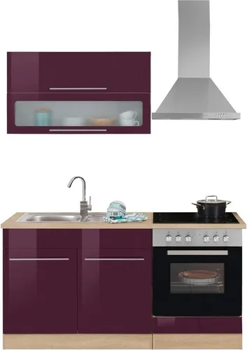 KOCHSTATION Küchenzeile KS-Eton, 160 cm ohne E-Geräte
