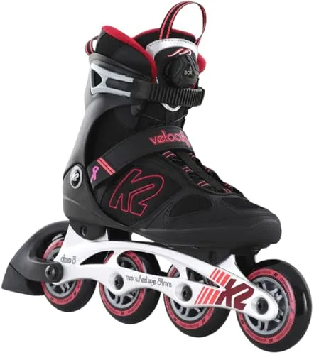 K2 VELOCITY 84 BOA W Inline Skate - 36,5 - Inliner für Damen mit Boa Verschlusssystem für schnelle Anpassung, ideal für Anfänger und Fortgeschrittene, bieten Stabilität und Komfort beim Freizeitskaten.