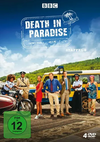DEATH IN PARADISE - Staffel 9 DVD - Krimi TV-Serie auf DVD, FSK 12, neu und originalverpackt – spannende Fälle auf der traumhaften Karibikinsel!