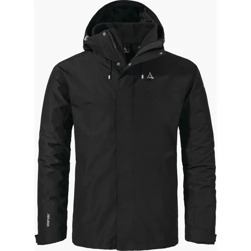 SCHÖFFEL Herren Doppeljacke 3in1 Jacket Style Okere MNS - Funktionsjacken mit 2-Lagen VENTURI Material, 10.000 mm Wassersäule und atmungsaktiv, ideal für Bergwanderungen und vielseitig einsetzbar.