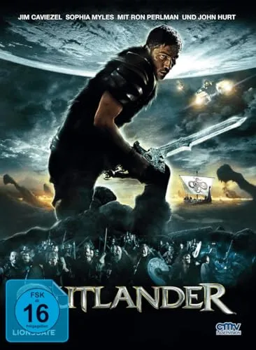 Outlander - 2-Disc Limited Mediabook (Cover A) - Limitierte Blu-ray Edition des Science-Fiction Films 'Outlander' mit Jim Caviezel. Ideal für Sammler und Filmfans, enthält spannende Extras und hochwertiges Mediabook-Design.